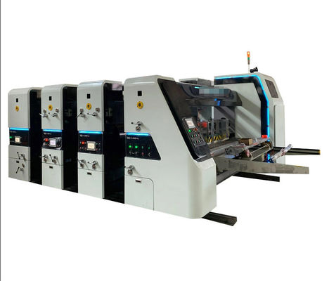 Рифленый картон печатая прорезающ автомат для резки плашки полно автоматический