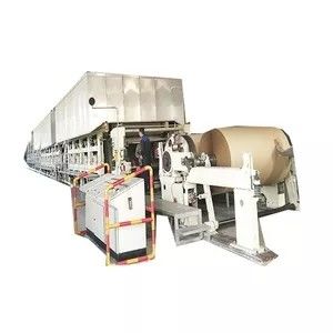 Солома пшеницы гофрировала машинное оборудование 400m/Min бумажный делать Kraft